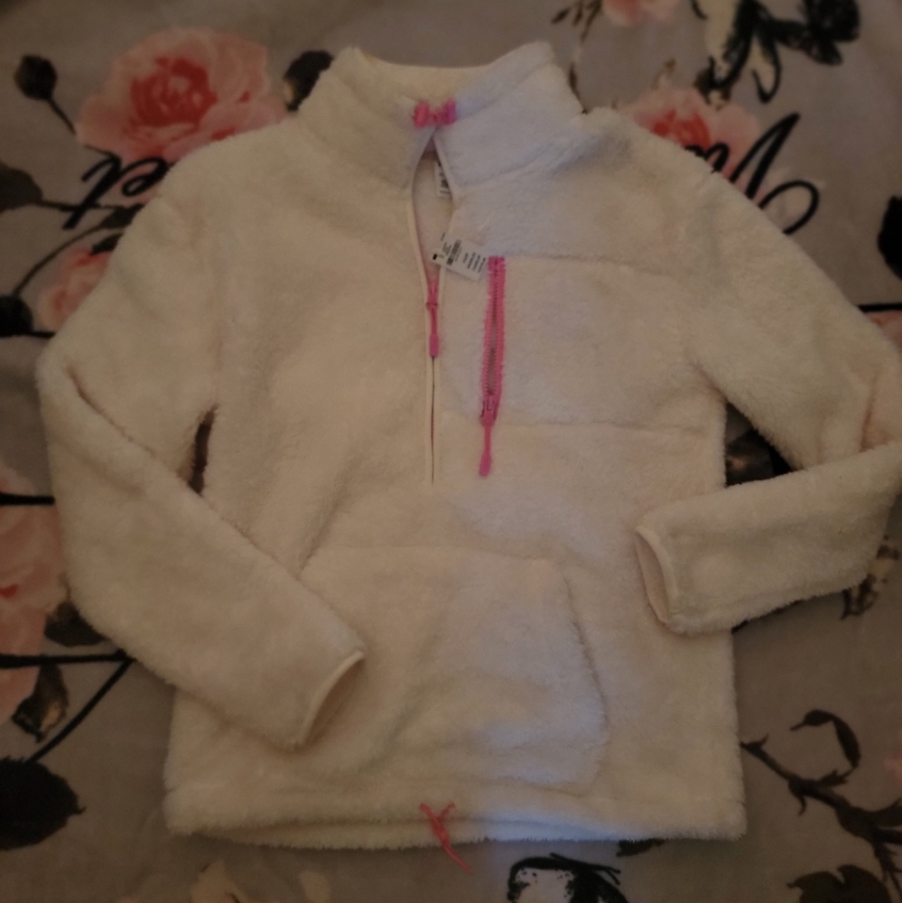VS PINK Halfzip Sherpa
